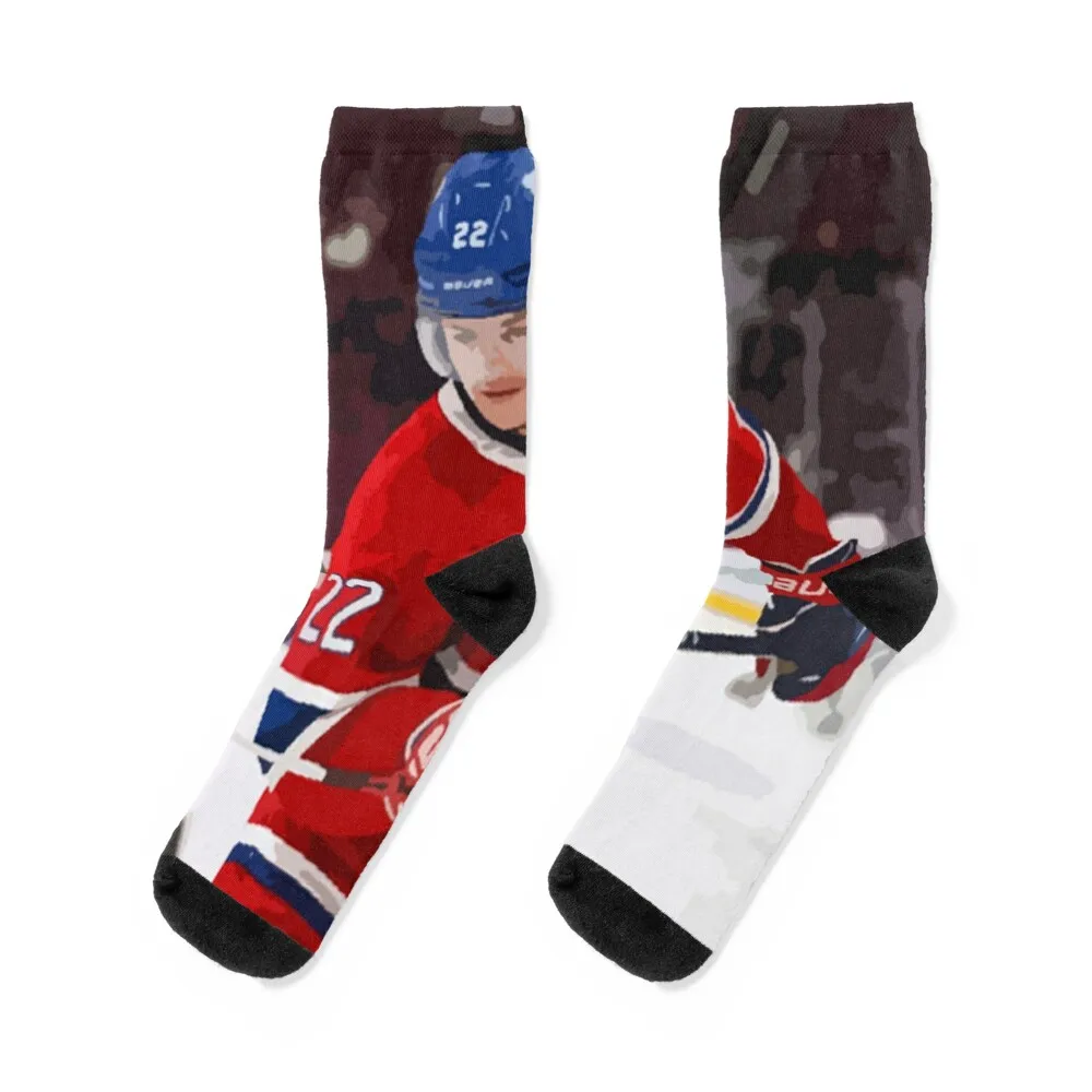

Cole Caufield Painting Socks essential soccer anti-slip set Antiskid soccer Woman Socks Men's