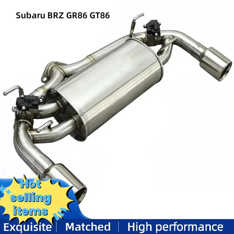 

Stainless steel valve exhaust pipe muffler suitable for Subaru BRZ GR86 GT86 high-performance exhaust system cat back