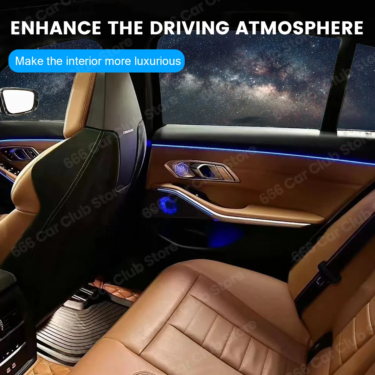 11 Colour Door Decorative Light For BMW G20 G21 G22 G26 G80 G82 M3 M4 New 2/3/4 Series Indoor Ambient Light Modification Accesso