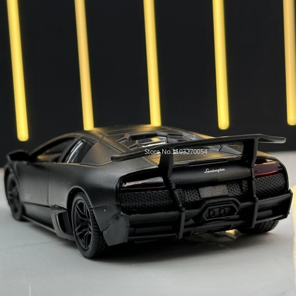 

1/36 Lamborghini Bat Model Car Toys High Simulation Alloy Diecast Metal With Pull Back Function Sports Car Vehicle For Kids Gift