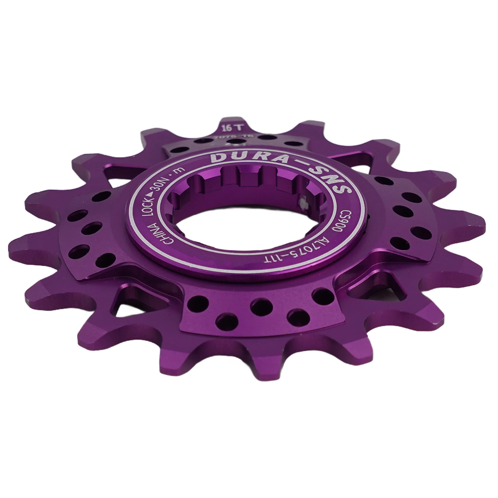 High strength aluminum alloy 16T single speed flywheel for dirt bike with waterproof and wear resistant design