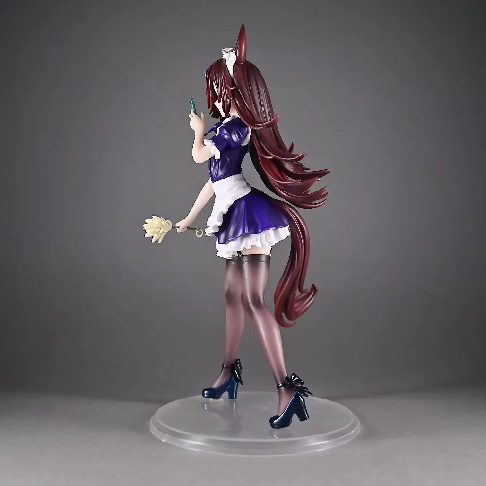 25CM Game Anime Pretty Derby Rice Shower maid kawaii Action Figure PVC Model statue Toys Doll Desk Decor Collectible Gifts