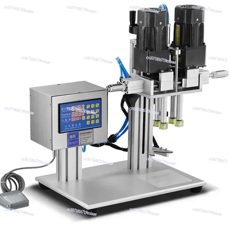 Desktop 220v Semi-automatic Capping Machine Duckbill Bottle Plastic Capping Water Tightener Duckbill Bottle Capping Machine