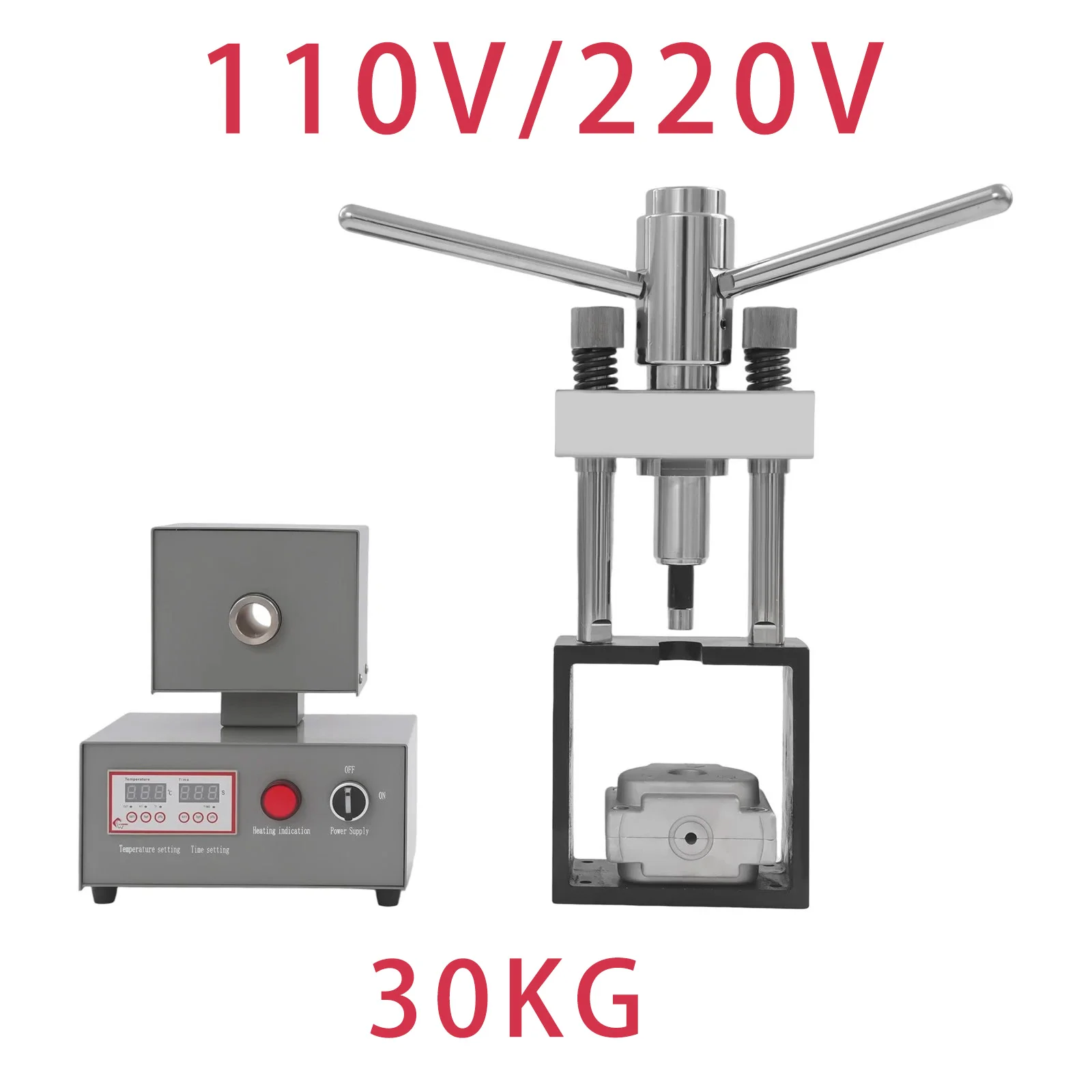 Dental Lab Equipment Manual Denture Injection System for Flexible Molding Technology Equipment Invisible Rolling Machine