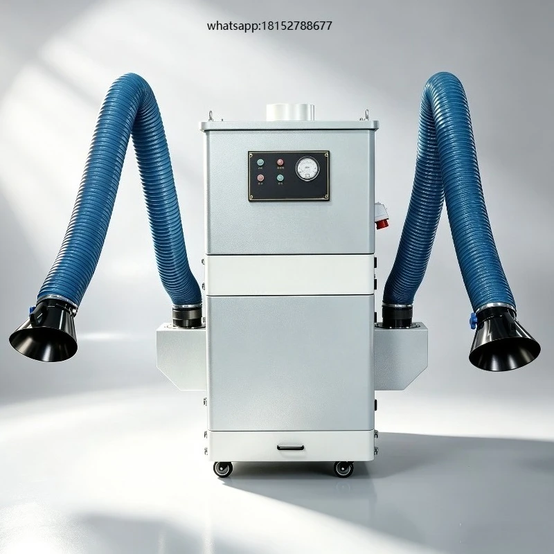 New Fume Extractor for  Cutter Cartridge Filter Industrial Smoke Absorber Dust Purifier with 99%-99.9% Efficiency
