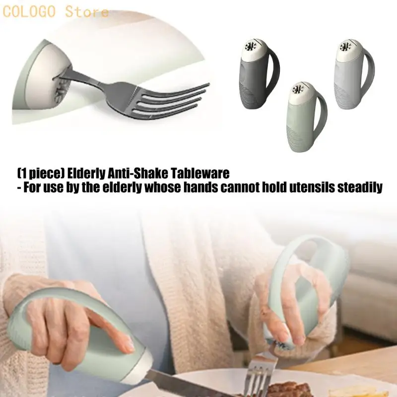 Eating Utensils Elderly Silicone Tableware Set With Thickened Handle For Safe Dining And Rehabilitation Training D0LD