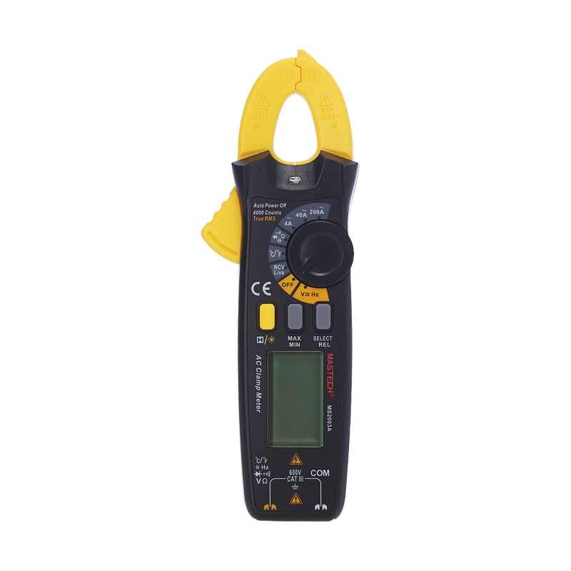 MASTECH MS2601 MS2003A MS2003B Series Clamp Meter Multimeter AC Current Tester Professional Digital Electrical Tool