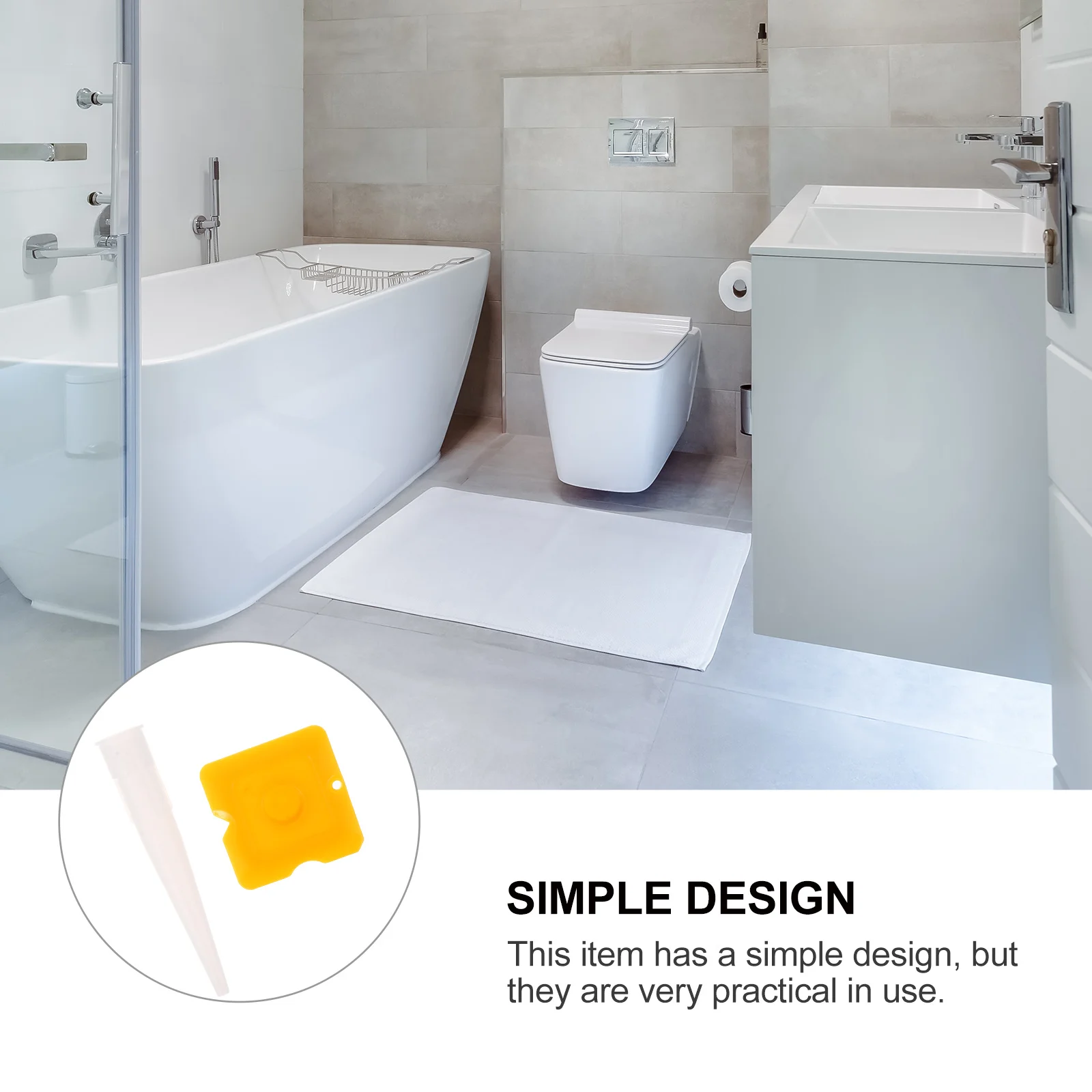 

36Pcs Caulk Finishing Tool Kit Easy Use Sealant Nozzle Durable Glue Spatula for Home Improvement Caulking Nozzle