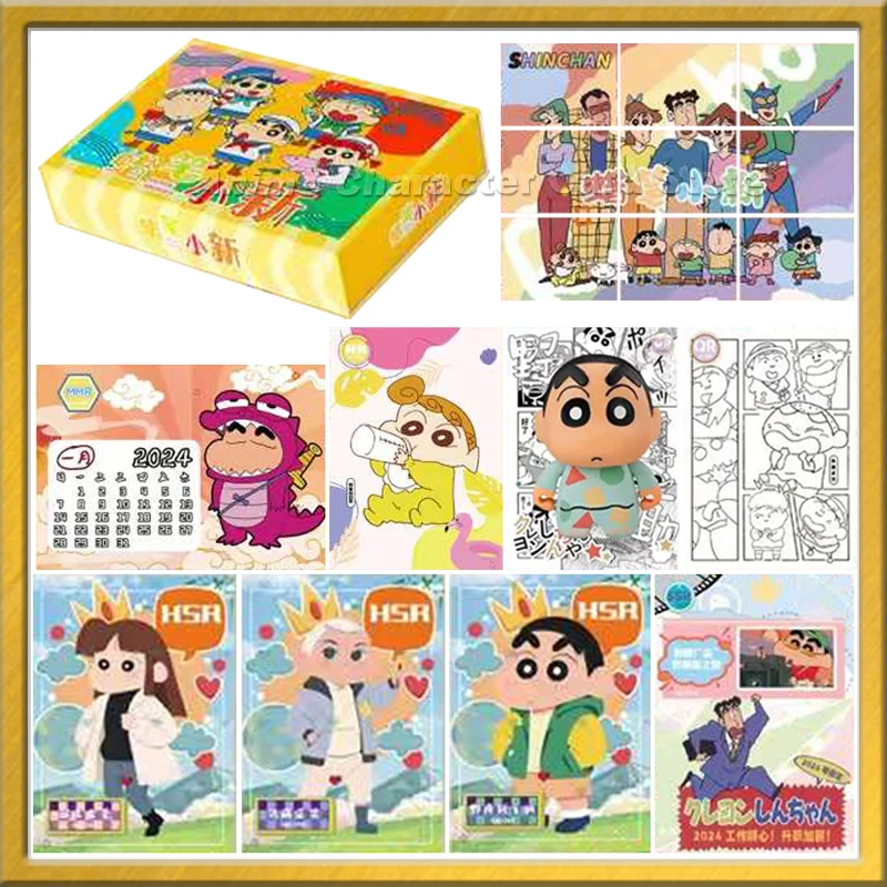 

Anime Crayon Shin-chan Card Character Nohara Shinnosuke Xiaokui Dumb Shin-chan Masao Collection Card Children Toys Gifts