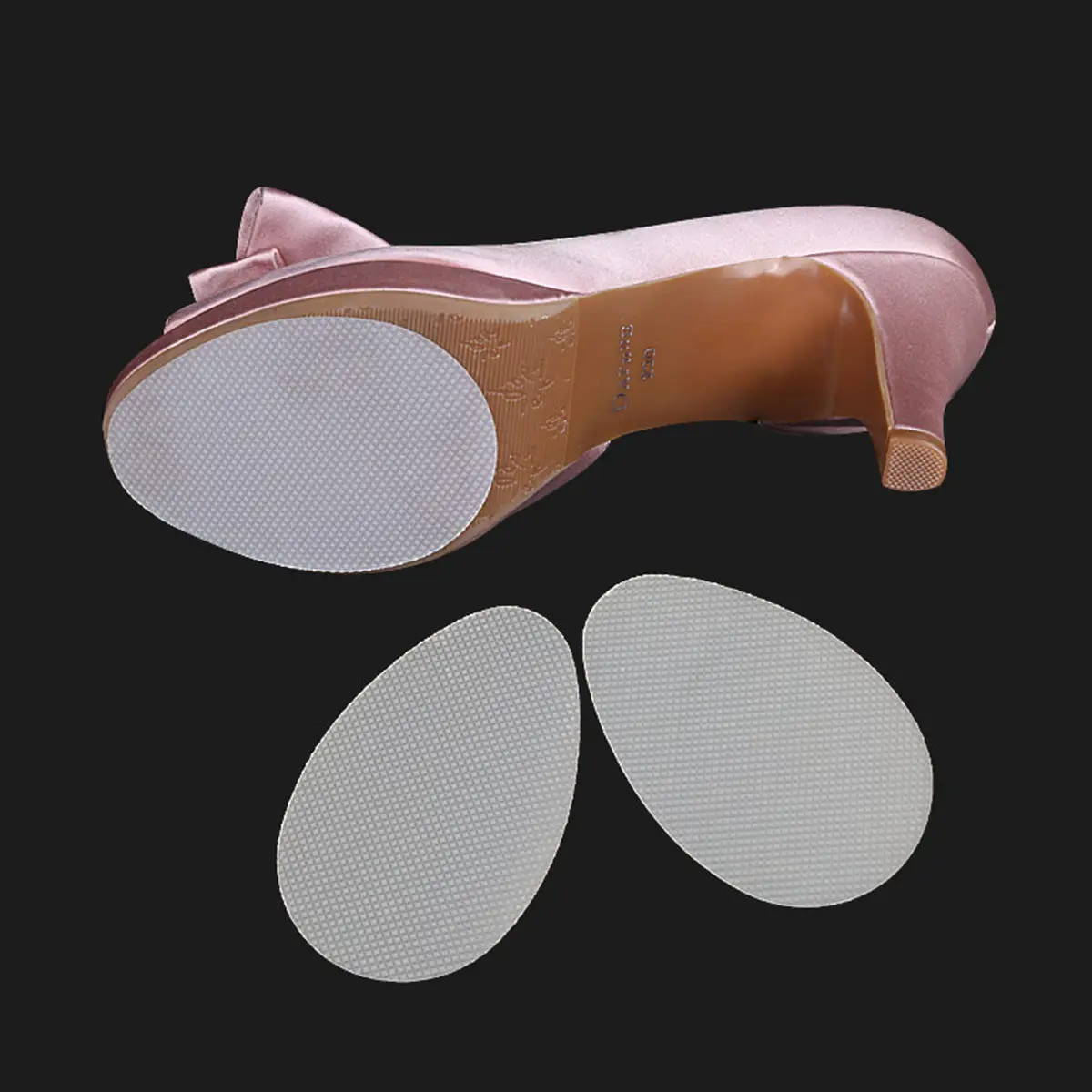 

1Pair Anti-Slip Sole Protector High Heel Sole Sticker Non-Slip Shoe Grips for Ladies Mens Shoes Strong Adhesive Forefoot