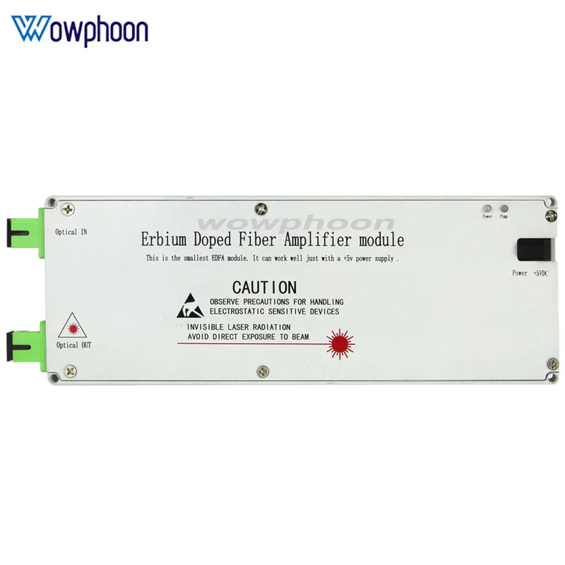Imagem -03 - Catv Mini Edfa Fonte de Alimentação Externa Independente Módulo Edfa Catv 1550nm 16 17 18 19 20 21 22