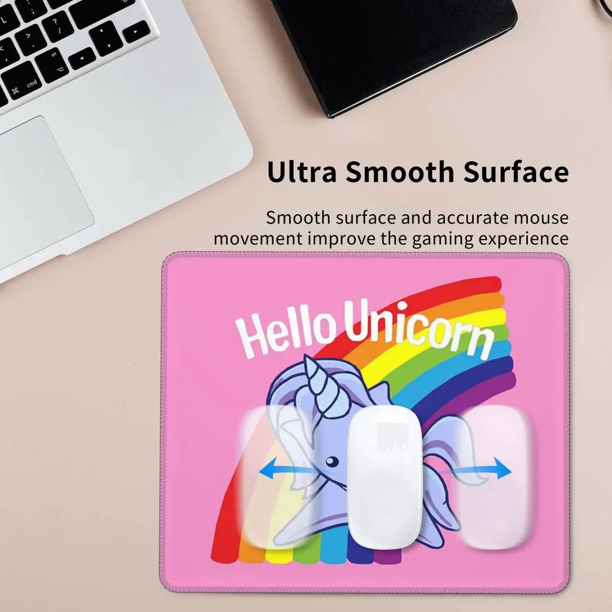 

Коврик для мыши Hello Unicorn, коврик для компьютерной клавиатуры, коврик для мыши, геймерский коврик для ноутбука, офисные аксессуары, коврики для стола