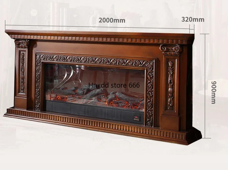 European decorative cabinet French retro electronic fireplace