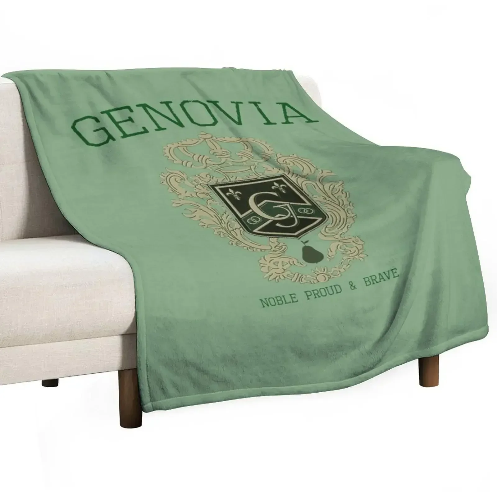 

GENOVIA - THE PRINCESS DIARIES. Throw Blanket Custom Luxury Designer Blankets