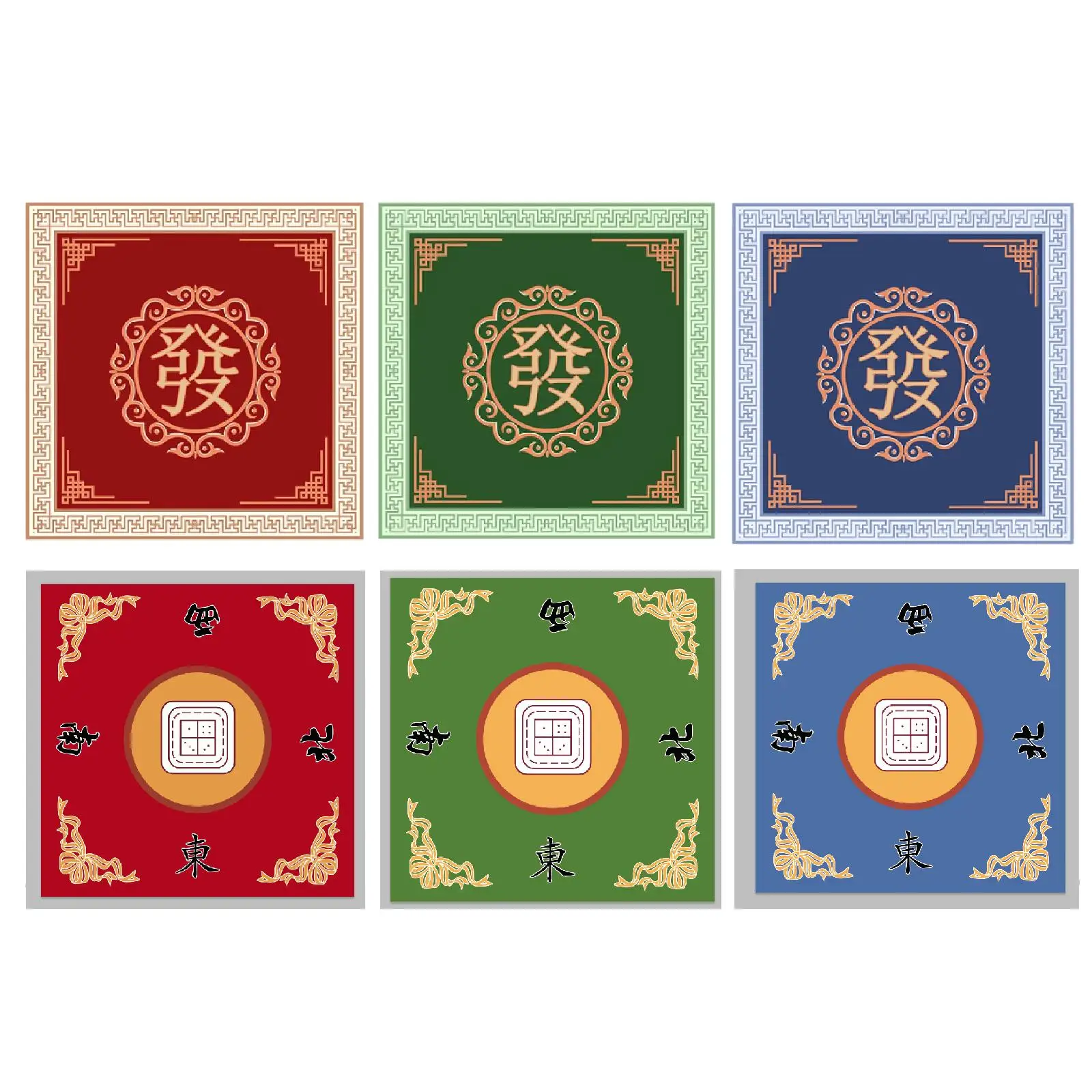 Mahjongg Mat Mahjong Game Table Cover for Tile Game Desktop Games Gathering