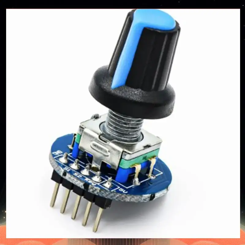 

Аналоговая ручка потенциометра Модуль энкодера EC11 с крышкой ручки для конденсаторных устройств EC11-TCE