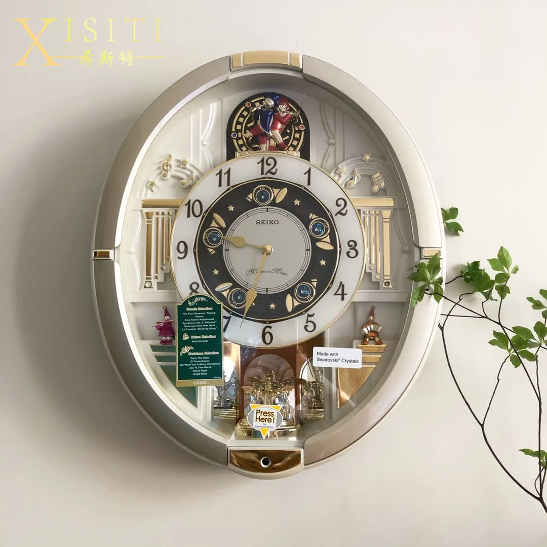 Zegar ścienny do salonu w stylu vintage