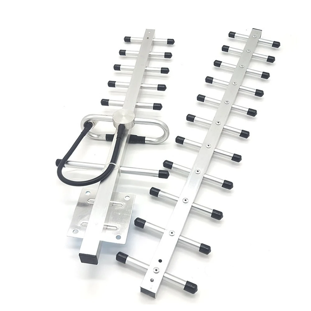 هوائي 20DBi 2G/3G/4G LTE Yagi هوائي 800-2700MHz N أنثى هوائي خارجي خارجي لمكرر إشارة الهاتف المحمول الداعم