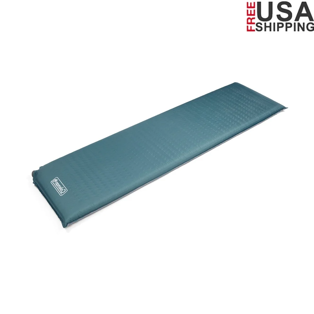 

Deluxe Self-Inflating Sleeping Pad 72x20x3 Inch Lightweight Foam Outdoor Camping Pad with R-Value 5 Abrasion Resistant PVC