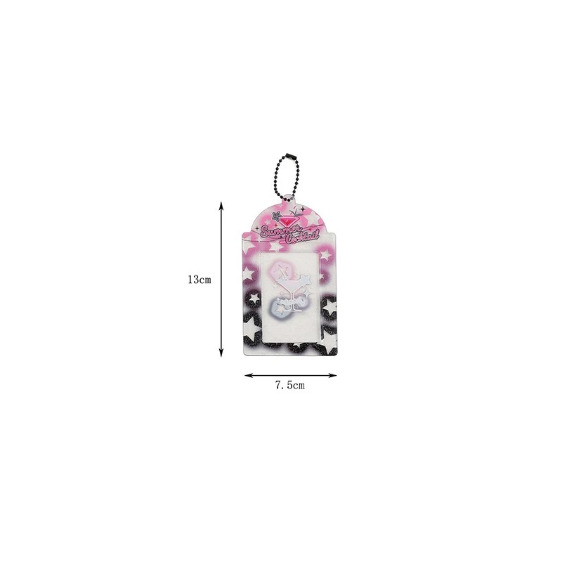 Card Sleeve Three Inch Transparent Sleeve PVC Sleeve PVC Display Pendant For Daily Use Travel For Girls