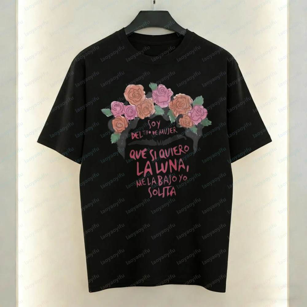 Mexican Culture Design Tee Frida Kahlo Women T-Shirt Trendy Casual Style Cotton Tops Trend Classics Nostalgia Clothes for Women view 3