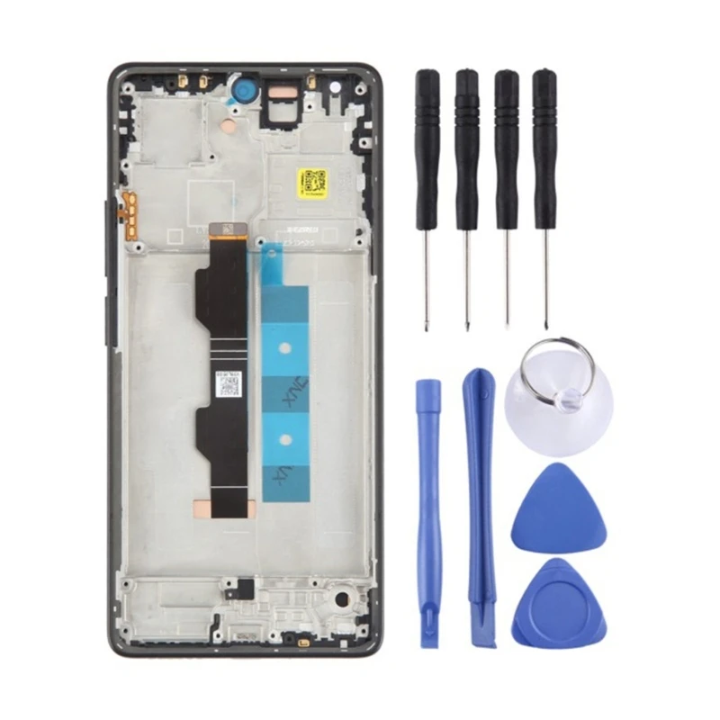96BA Austausch der Displaybaugruppe mit Rahmen, Bildschirmreparaturteil für Note 13 P 4G – Detail 1