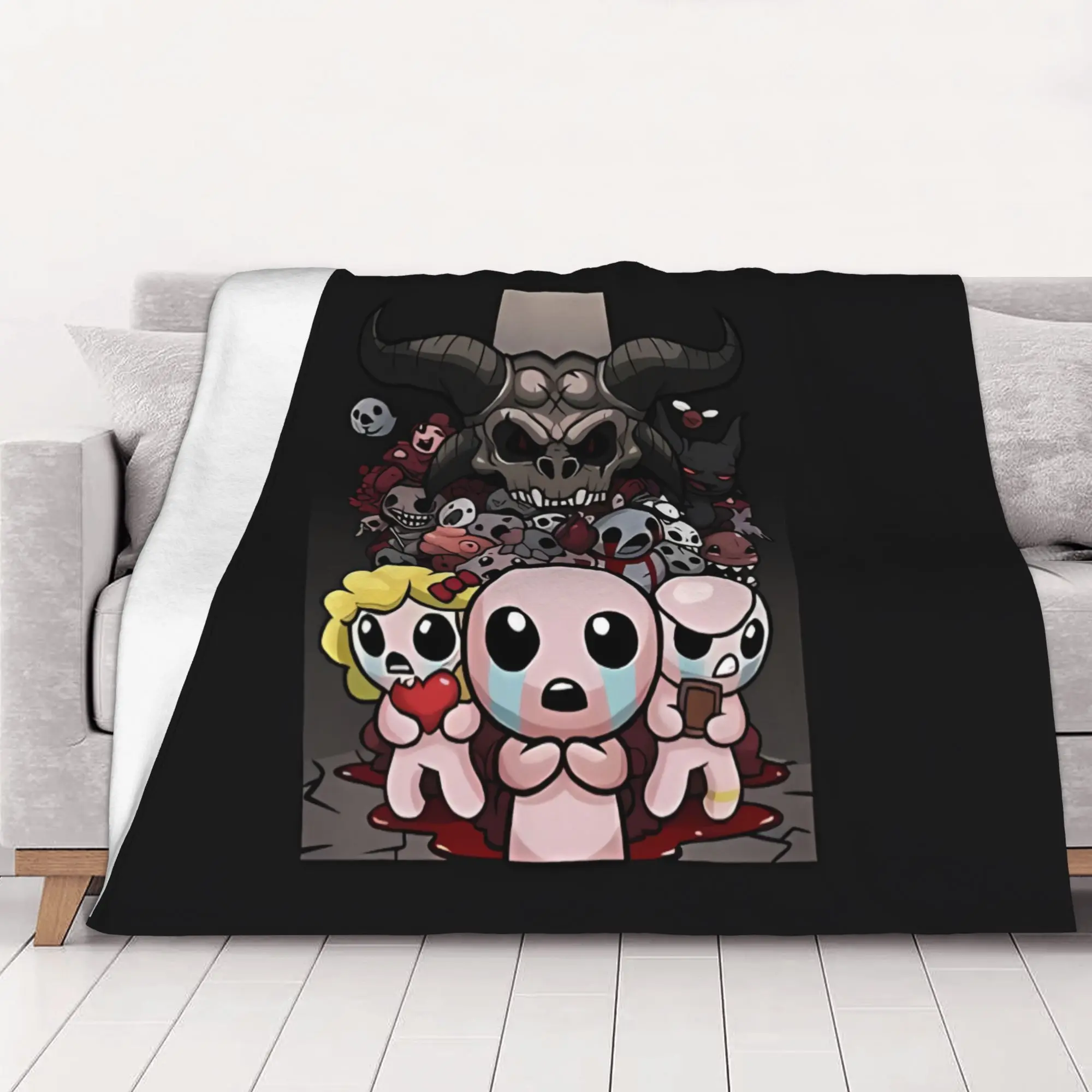1PC friendly The Binding Of Isaac Rebirth home room decorations Winter Blankets for Adults Bedding Home Interior Sofa Knee