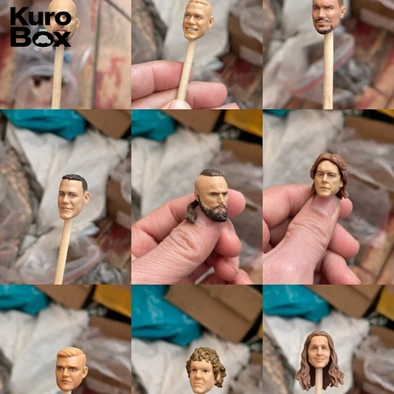 

Wrestler Ring Wrestling Accessories 6-Inch Moving Figure Head Sculpture Model Classic Collection Gift Toy Souvenir Decoration