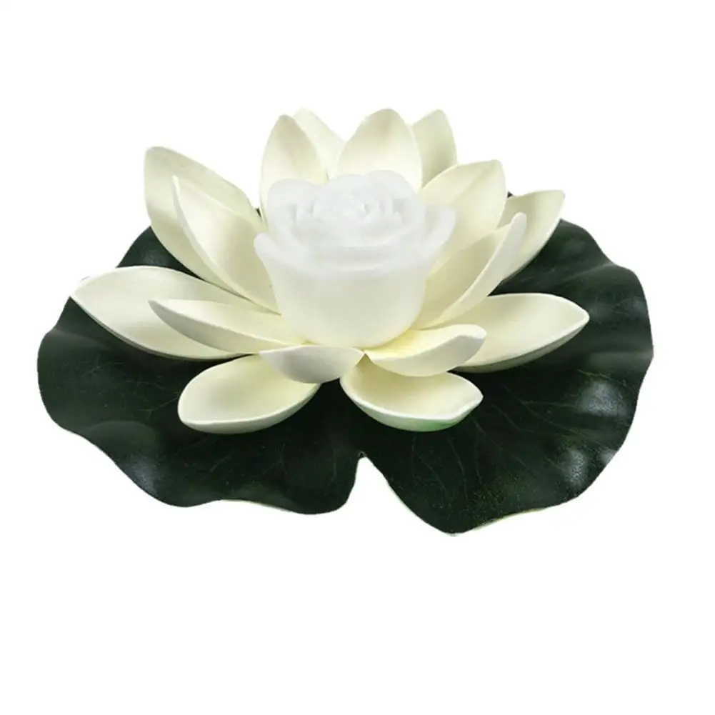 Led Waterproof Floating Lotus Light Lotus Floating Lamp Lamp Water Lighting Night Lotus Accessories Pool Garden Decor Home P9q1