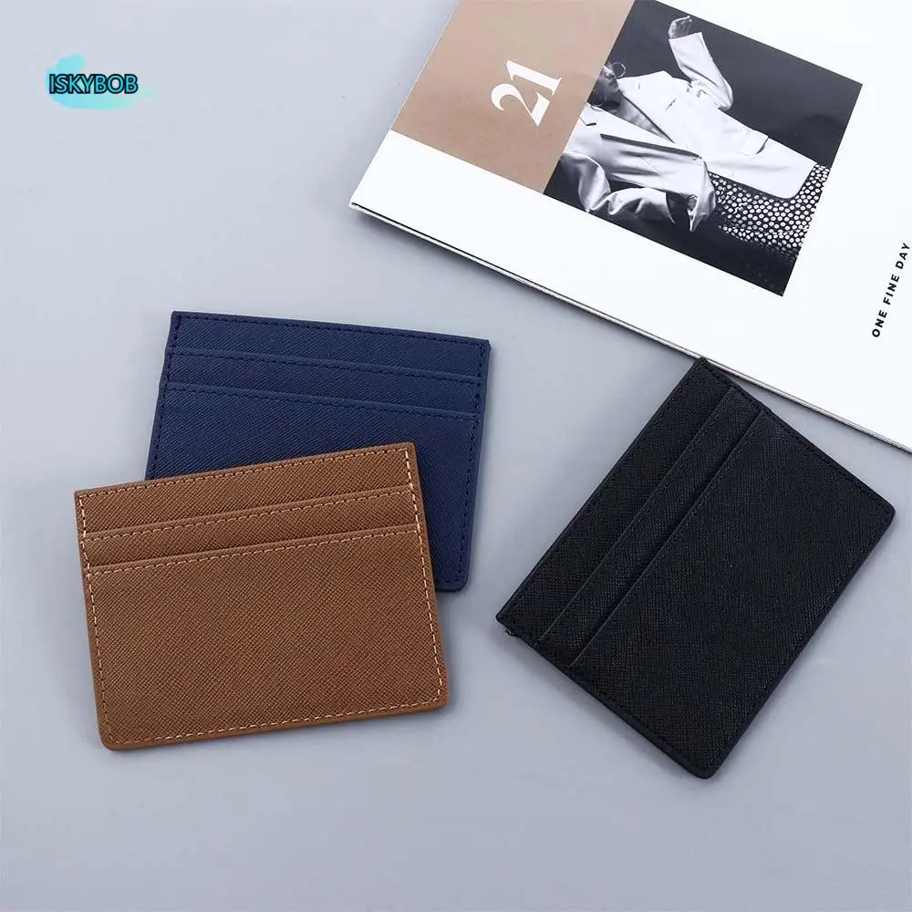 

Portable Women Bank Card Credit ID Card Double Sided Business Wallet Slim Card Holder Case Bag Coin Pouch
