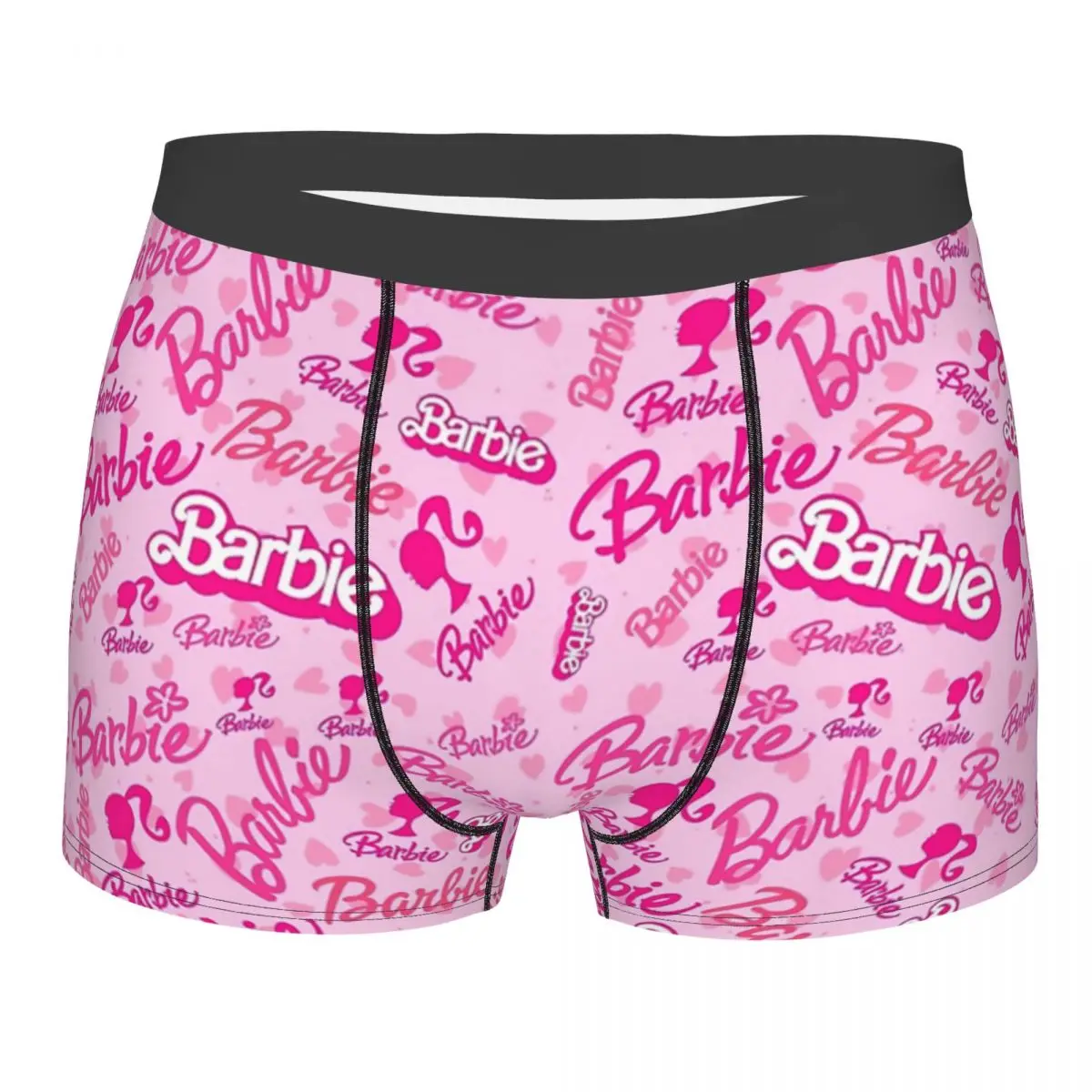 Custom Male Cool Barbie Men's Underwear Boxer Briefs Stretch Shorts Panties Underpants