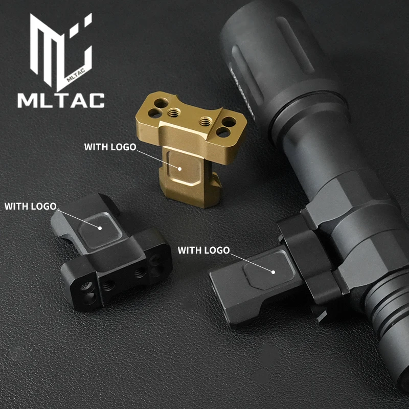 

Tactical M300/M600 Offset Flashlight Metal Mounting Base 20mm Quick Release Side Mounting Base Bracket Hunting Accessories