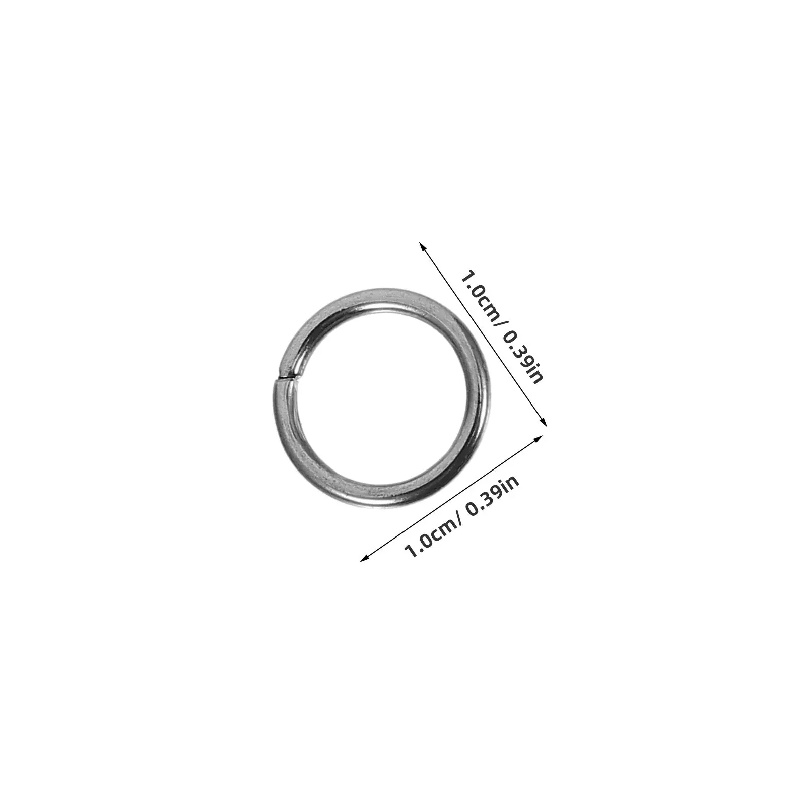 1450Pcs Black Open Jump Rings Matte Finish 3Mm to 10Mm Jewelry Making Connectors Bracelets Earrings Necklace DIY Craft Findings