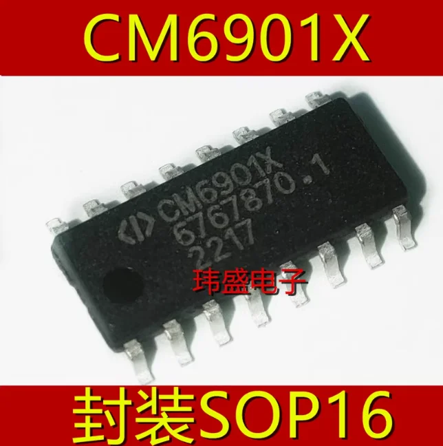 5PCS CM6901X CM6901XISTR CM6901T6X CM6500U CM6500UNX SOP-16