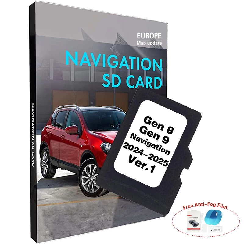 New Maps 2024/2025 Maps Europe UK V1 for Lexus CT/ES/GS/IS/LS/LX/NX/RC Car GEN8 GEN9 Navigation TF Card GPS PW675-00A83