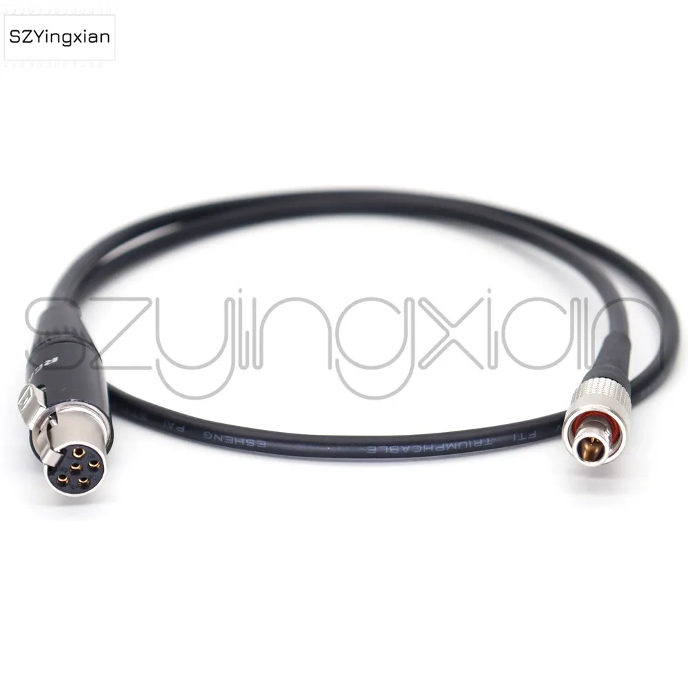 

FVB 00 3-Pin To Mini Xlr 5pin TA5F Audio Cable MTP60 Broadband Bodypack Transmitter Link PHA60