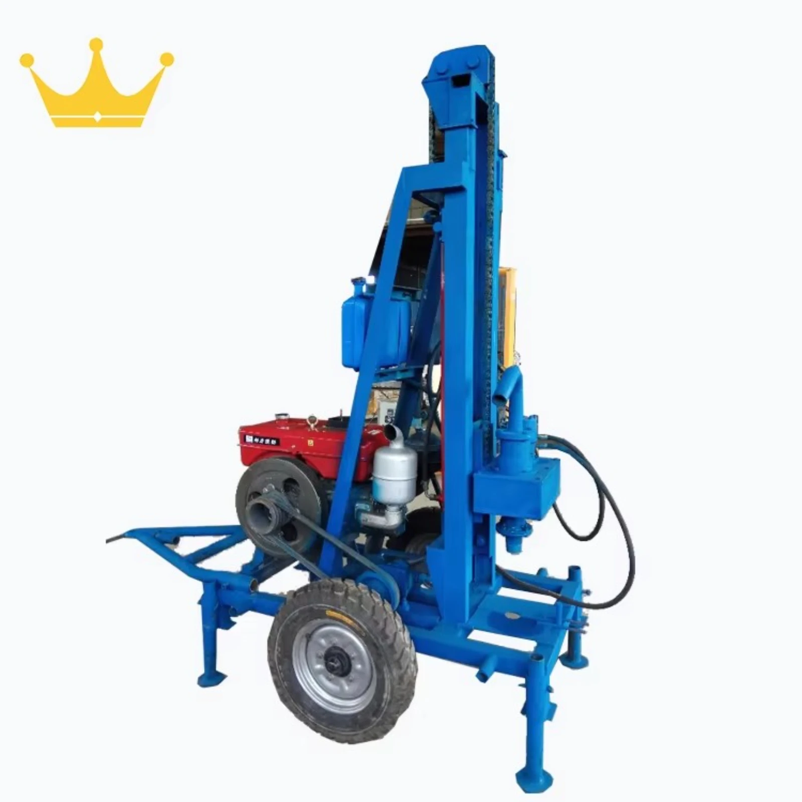 

Portable 150m Deep Water Well Drilling Machine Drilling Rig Diesel Engine Water Well Drilling Rig for Efficient Borehole