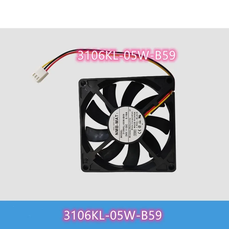 

3106KL-05W-B59 A90L-0001-0422 24V0.16A original authentic NMB 80*80*15 three-line axial fan 3106KL 05W B59 A90L 0001 0422