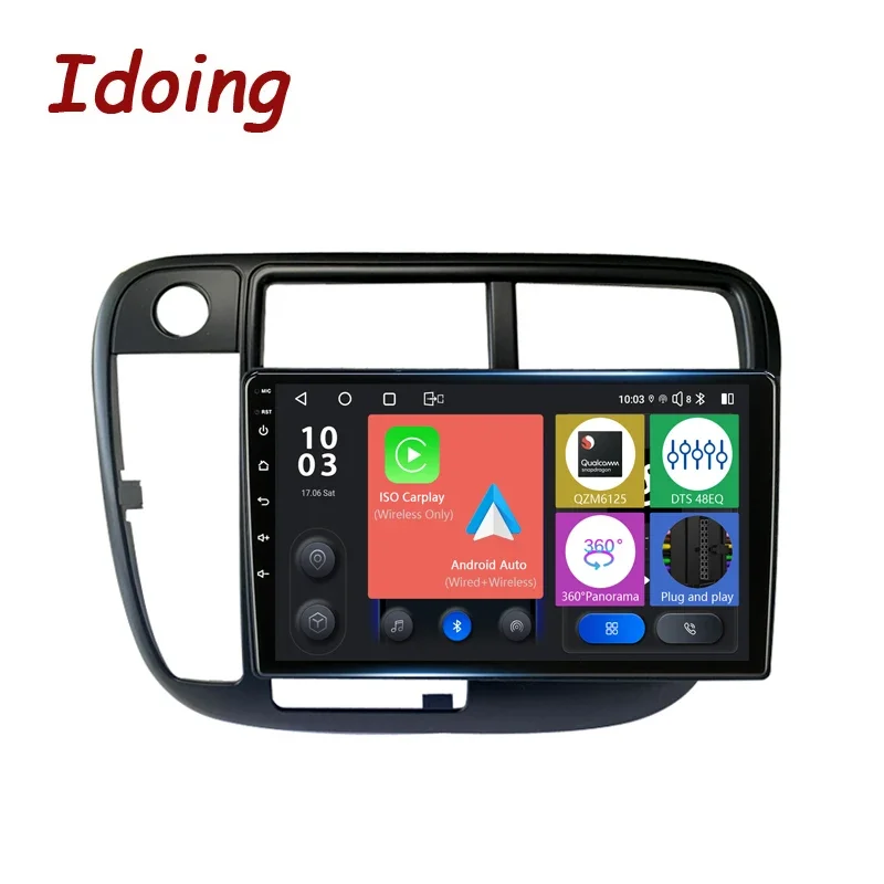 

Idoing Android Car Radio Head Unit For Honda Civic 1998-2000 Stereo Multimedia Video Player Auto Navigation Stereo GPS No 2din