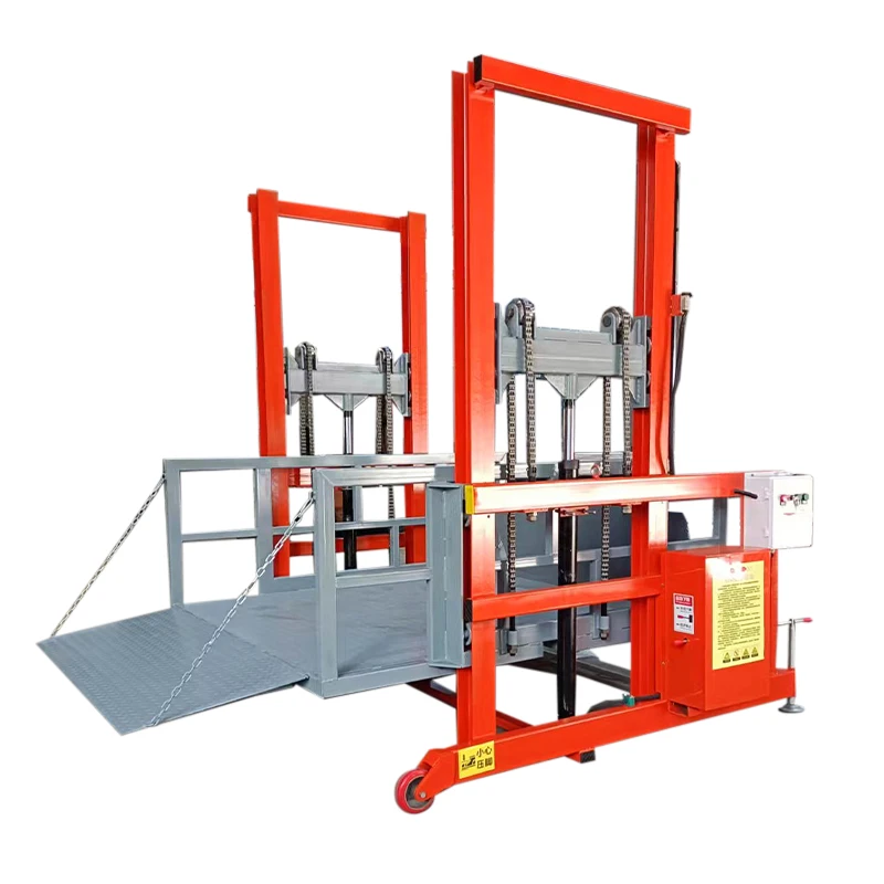 3 Ton Mobile Container Truck Forklift for Home Use with Unloading Platform and Lifting Function