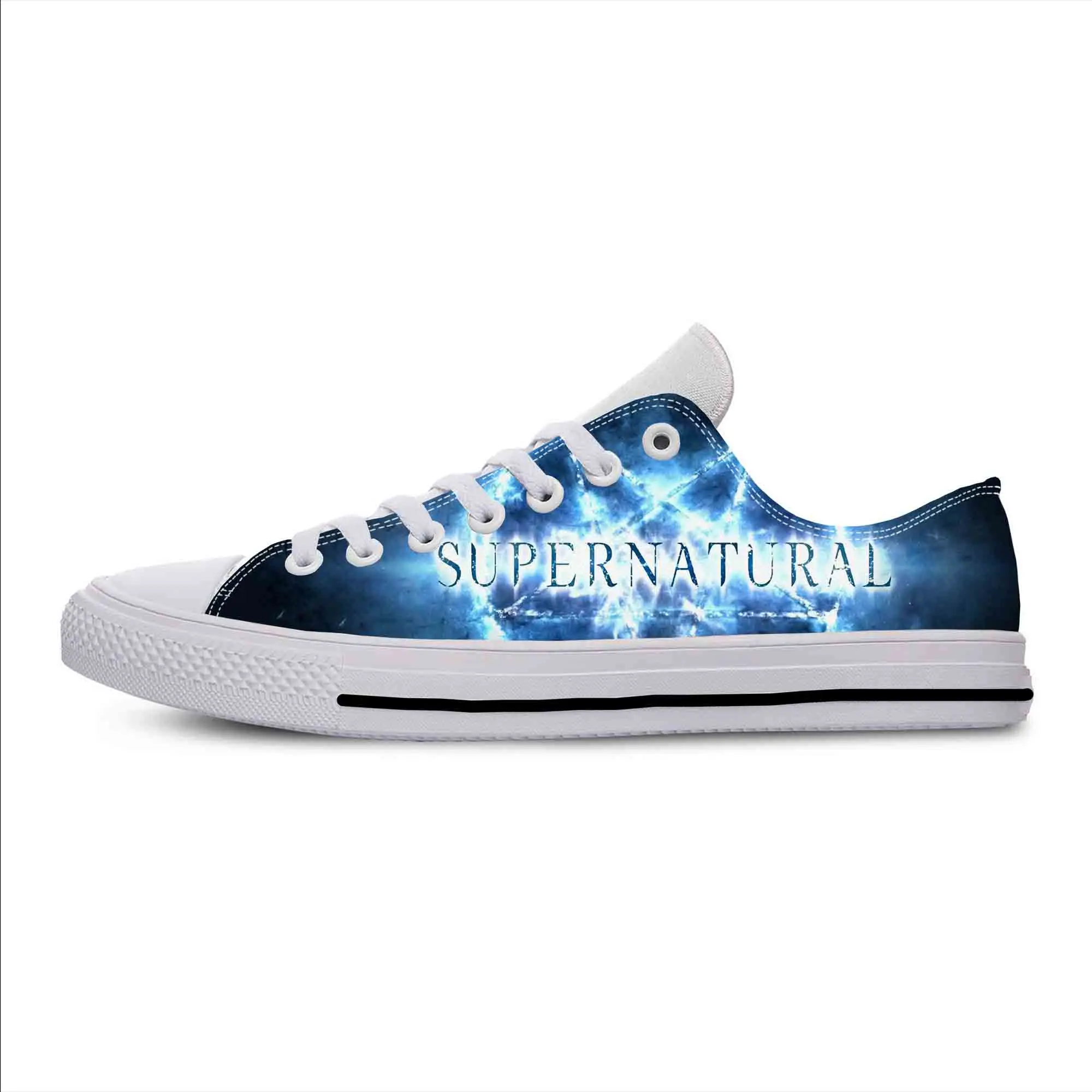 Hot Anime Cartoon Manga Supernatural Winchester Bros Casual Shoes Lightweight Men Women Sneakers Low Top Breathable Board Shoes