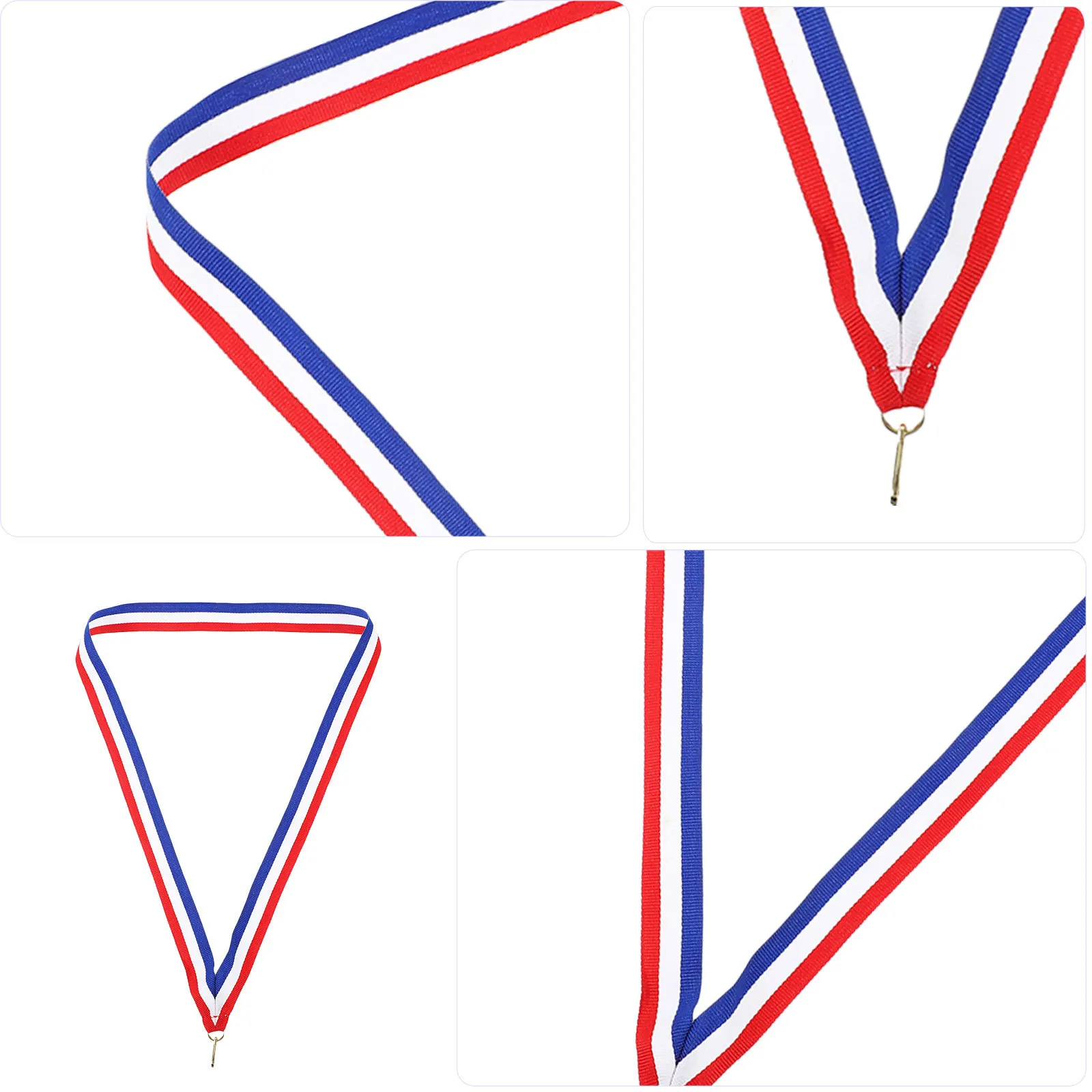 30 قطعة حبل جائزة ميدالية رياضية مع مشبك مخصص لتعرف الفريق وأشرطة الرقبة للمنافسة #2