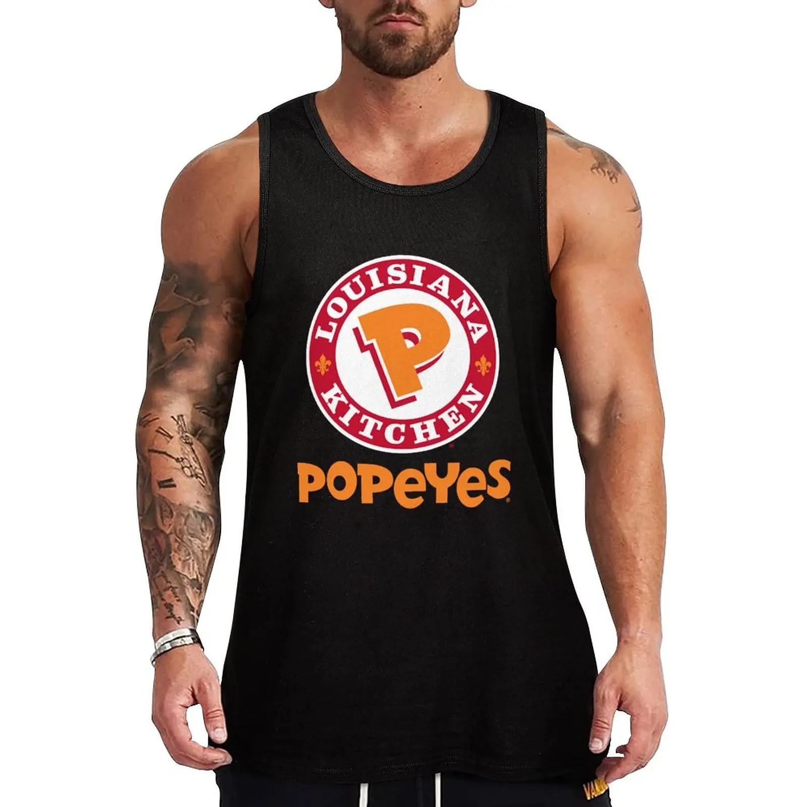 

Popeyes Logo Classic Tank Top bodybuilding man summer clothes Male clothes gym men