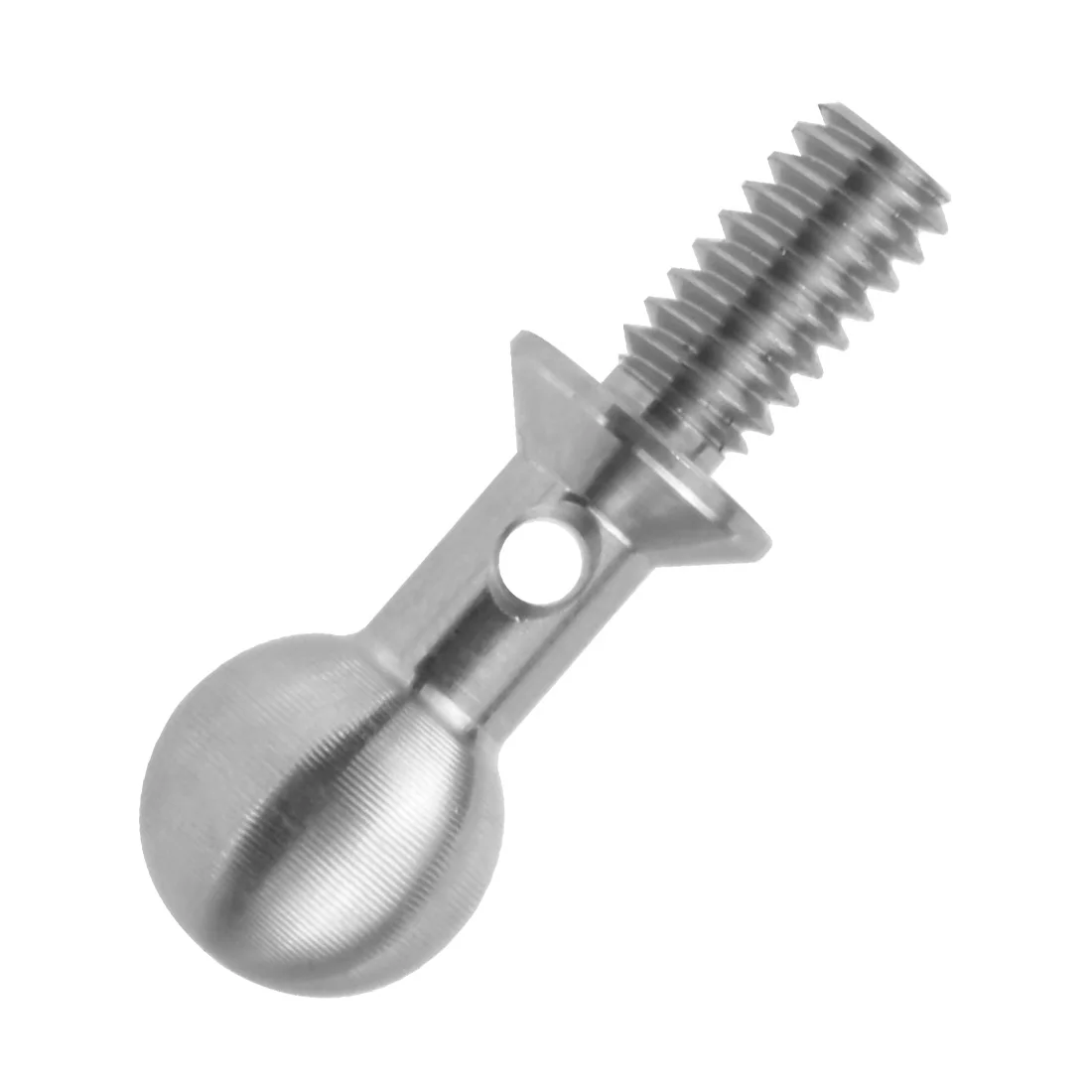 Edelstahl 12mm Doppelkopf Kugel bolzen 1/4 "Gewinde für Monitor klemme Hotshoe Kamera halterung Magic Arm Verlängerung stange – Detail 14