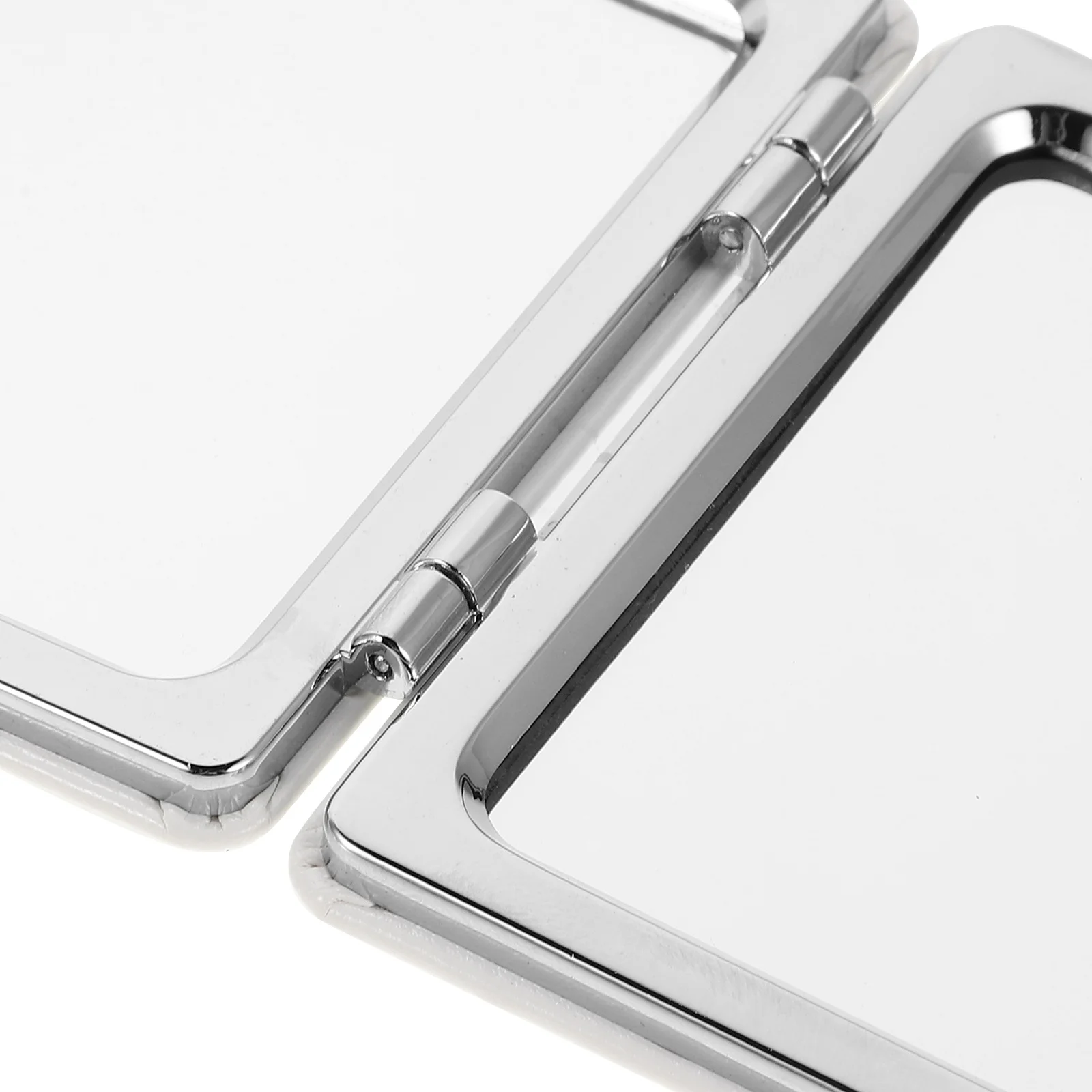 Petit miroir de vanité de voyage pliable et Compact pour femmes, Portable, verre ABS PU, précision double face