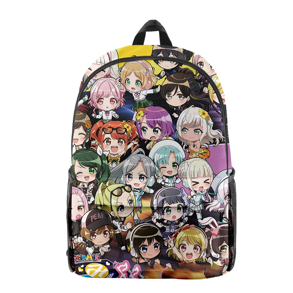 

Classic D4DJ All Mix Anime pupil Bookbag Notebook Backpacks 3D Print Oxford Waterproof Boys/Girls Fashion Travel Backpacks