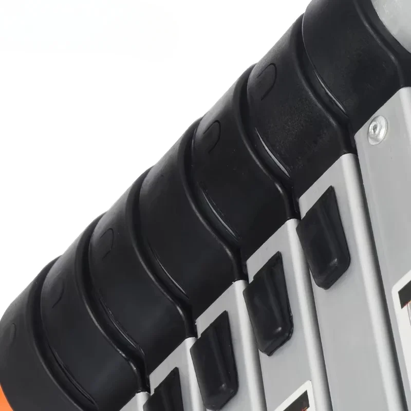 Compact Movable Aluminum Alloy Telescopic Ladder Industrial Design Style EN131 Certified Folding Ladders Household Outdoor Use