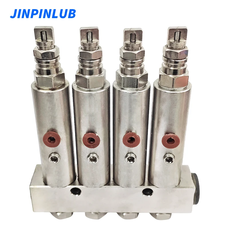 JINPINLUB JL-14 High Pressure Relief Grease Metering Valve Single Line Distributor for Lubrication