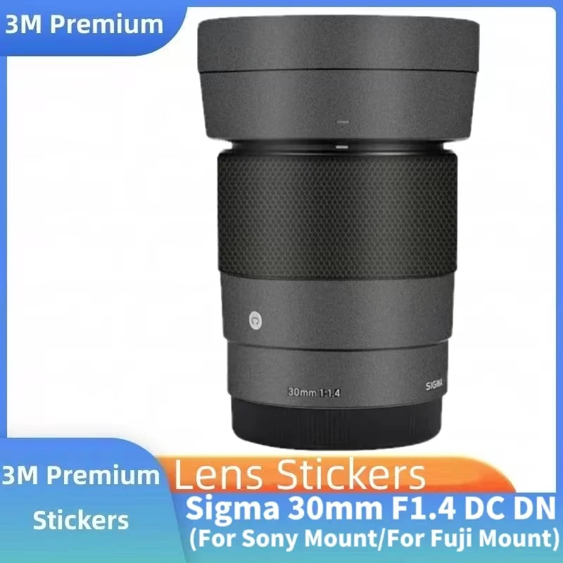 For Sigma 30mm F1.4 DC DN Contemporary For Sony E Mount Decal Skin Vinyl Wrap Film Camera Lens Protective Sticker 30 1.4 F/1.4 C