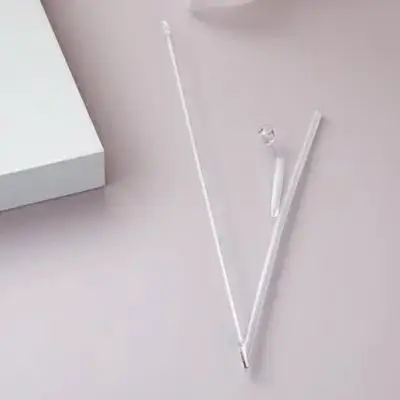 

Drapery Pull Rod 19 Inch Clear Tilt Rod for Window Shades Durable PP Material Transparent Minimalist Design Blind Stick